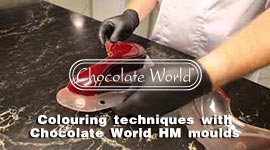 Colouring techniques with Chocolate World HM moulds